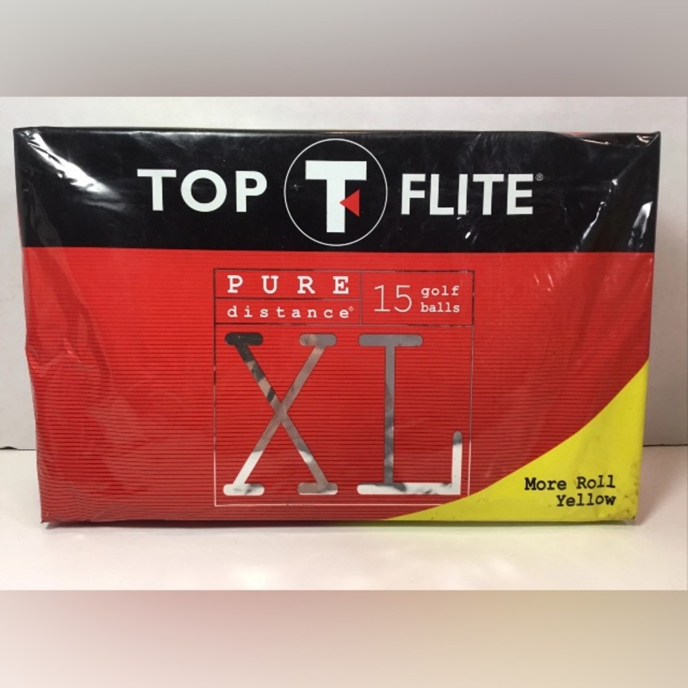 Top Flite XL Pure Distance 15 Golf Balls.  New